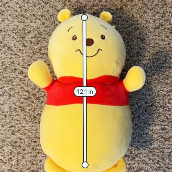 Squishmallows Winnie the Pooh Plush – Soft & Round Disney Stuffed Toy – 10” - Picture 6 of 6